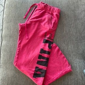 Pink sweatpants